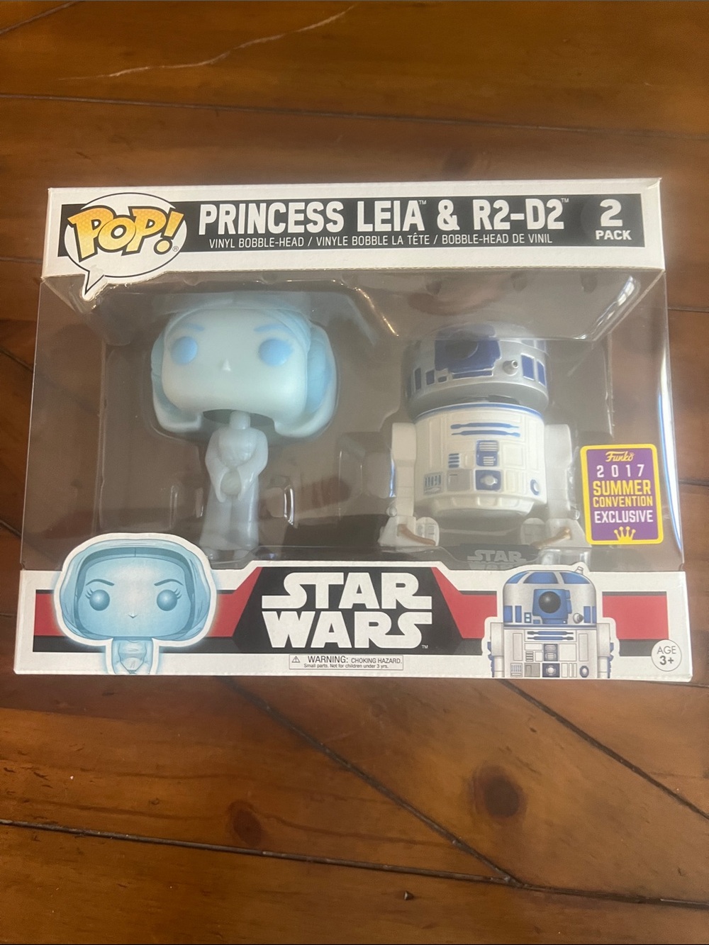 Funko Princess Leia & R2-D2 2-Pack, 2017 Summer Convention Exclusive